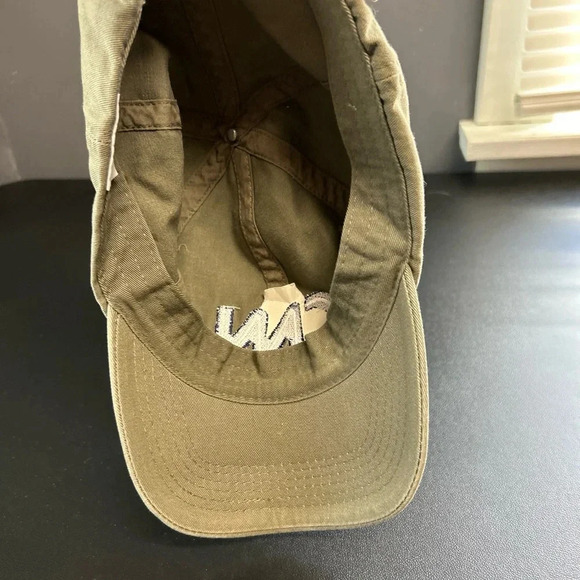 CNN Network Unbranded Baseball Cap Hat Green One‎ Size Fits Most Cotton - Picture 8 of 9